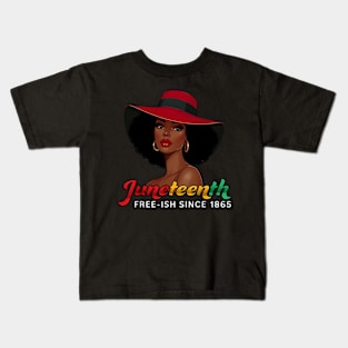 Juneteenth - FREE-ISH SINCE 1865-Celebrating Freedom Day 1865 Kids T-Shirt